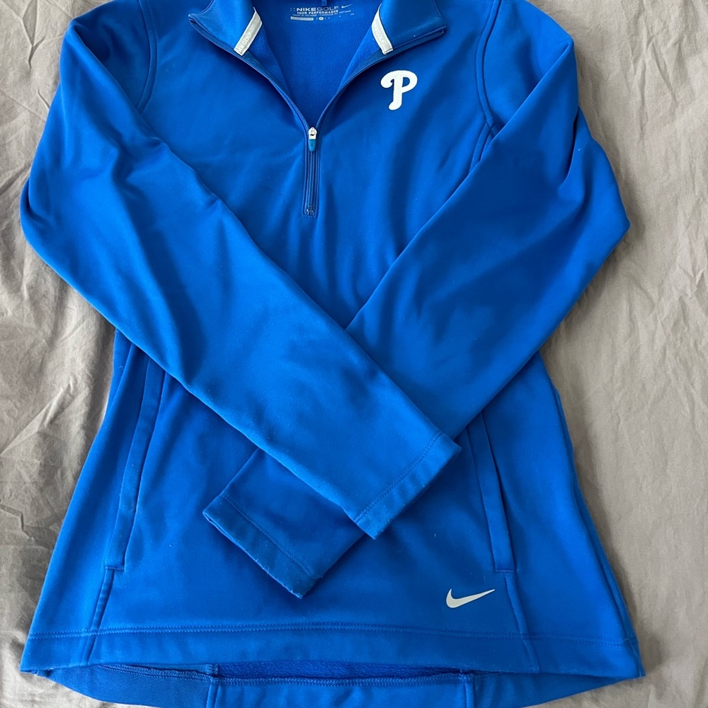 Nike Golf Tour Performance Half Zip Fleece (with Phillies logo)